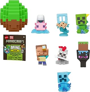 MINECRAFT Spawn Eggs Minifigure A Assortment Blind Pack Kids Figures Ages 6 and Up 986-HXT64