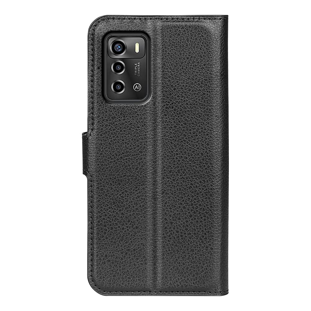 GOKEN Cover A Portafoglio Per ZTE Blade A72 4G / V40 Vita – Custodia Flip In Pelle PU Con Supporto, Slot Carte E Chiusura Magnetica (Blu)