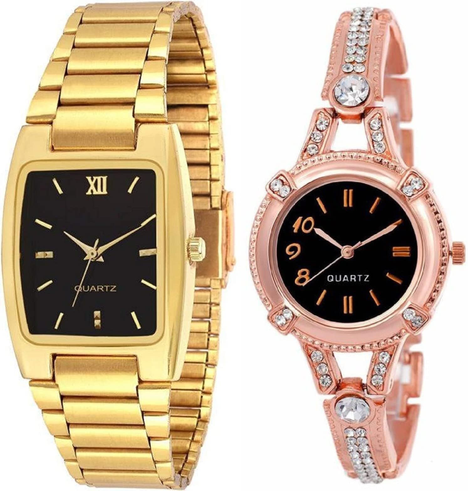 WANTON Men's Women's Fancy & Stylist Hand Watch Dial Colour Black&White Bezel Material Stainless Steel Case Shape Round Band Material Stainless Steel Wrist Watch-(PO2).(P_C_B_9070)
