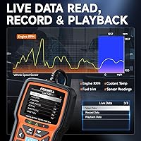 Vista 7 de Upgraded of NT301, 2-in-1 FOXWELL NT301 Plus OBD2 Scanner Car Battery Tester, Professional Code Reader Check Engine Diagnostic Scanner Tool, 12V