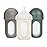 Boon Nursh Bottles - Silicone Baby Bottles Help Ease Colic Symptoms - Formula and Breast Milk Only Touch Platinum Food-Safe Silicone - Medium Flow - Speckle Green - 8 Ounce