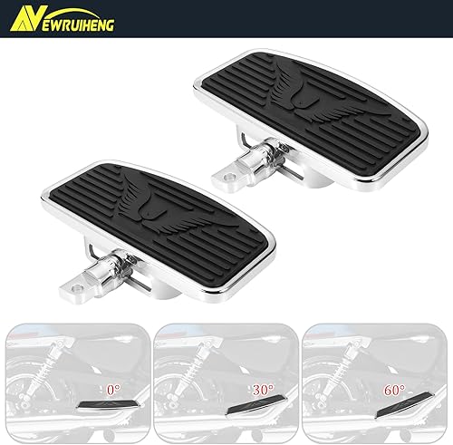 Miniatura 2 de Estribos ajustables para motocicleta, pedales de pie para pasajeros traseros compatibles con Harley Sportster 883 1200