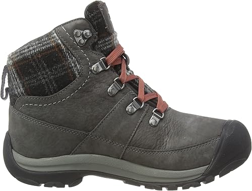 Miniatura 6 de KEEN Kaci 3 - Botas de nieve impermeables con aislamiento térmico para mujer, Concha de tortugacuadros rojos