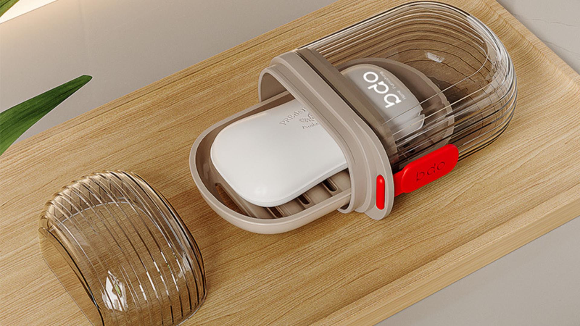 Boîte à Savon Portable Avec Grille De Drainage - Étanche Et Réutilisable - Pour Voyage, Camping, Salle De Sport