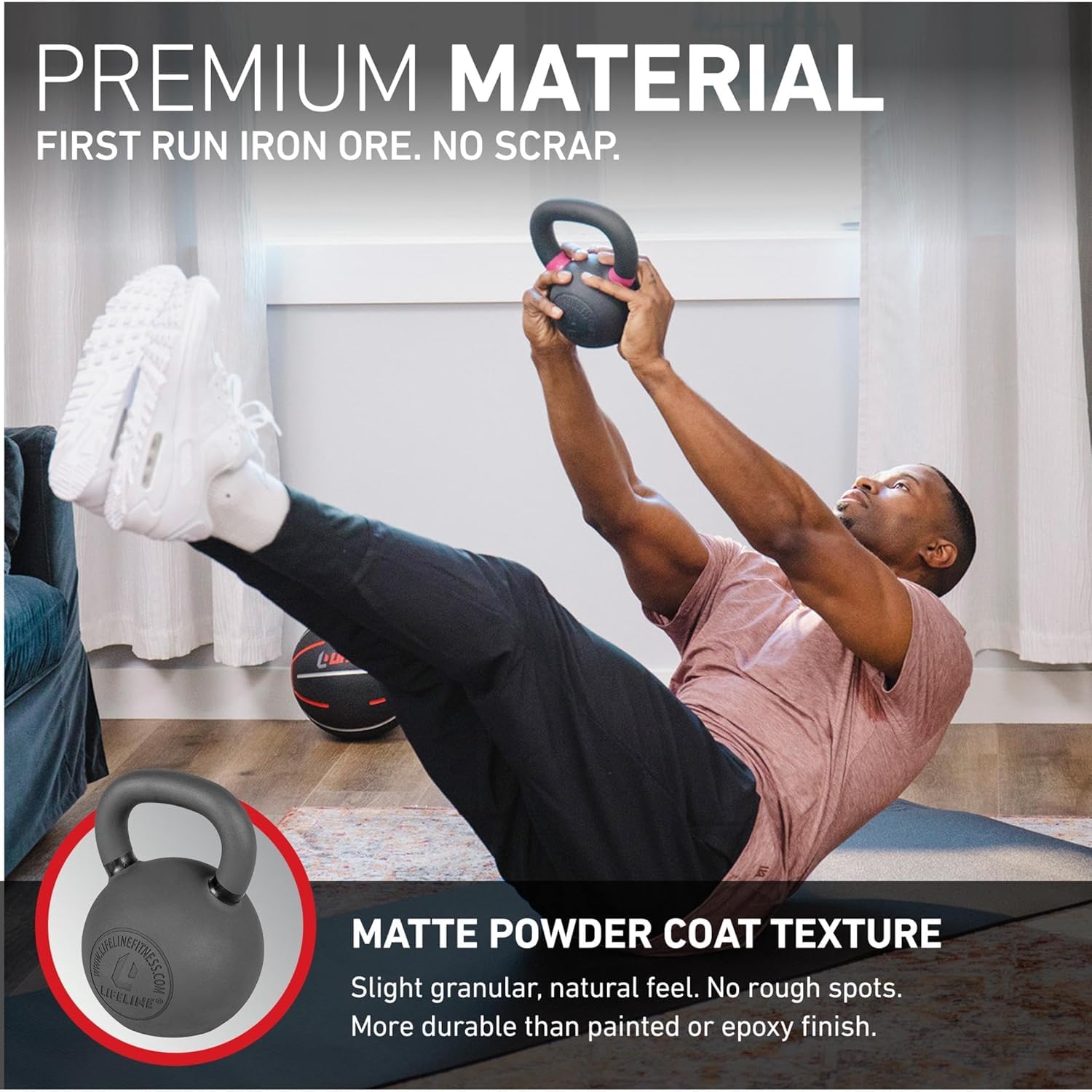 Lifeline Waga hantli kettlebell – 24 kg