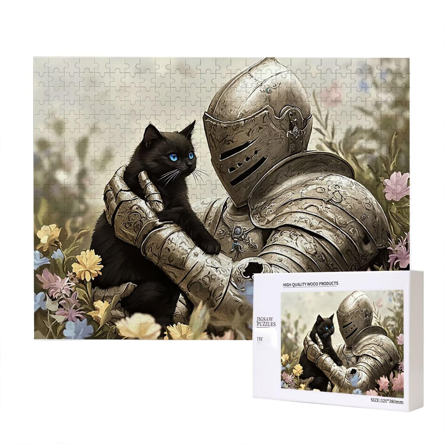 Jigsaw Puzzle, 6000 Pezzi Puzzle Classici, Gatto Puzzle Rilassamento Intelligence, Mpossibile Difficile Puzzle Impegnativo per Adulti Puzzle Gioco Familiare, Regalo per Amore Amico Samurai fr0-484
