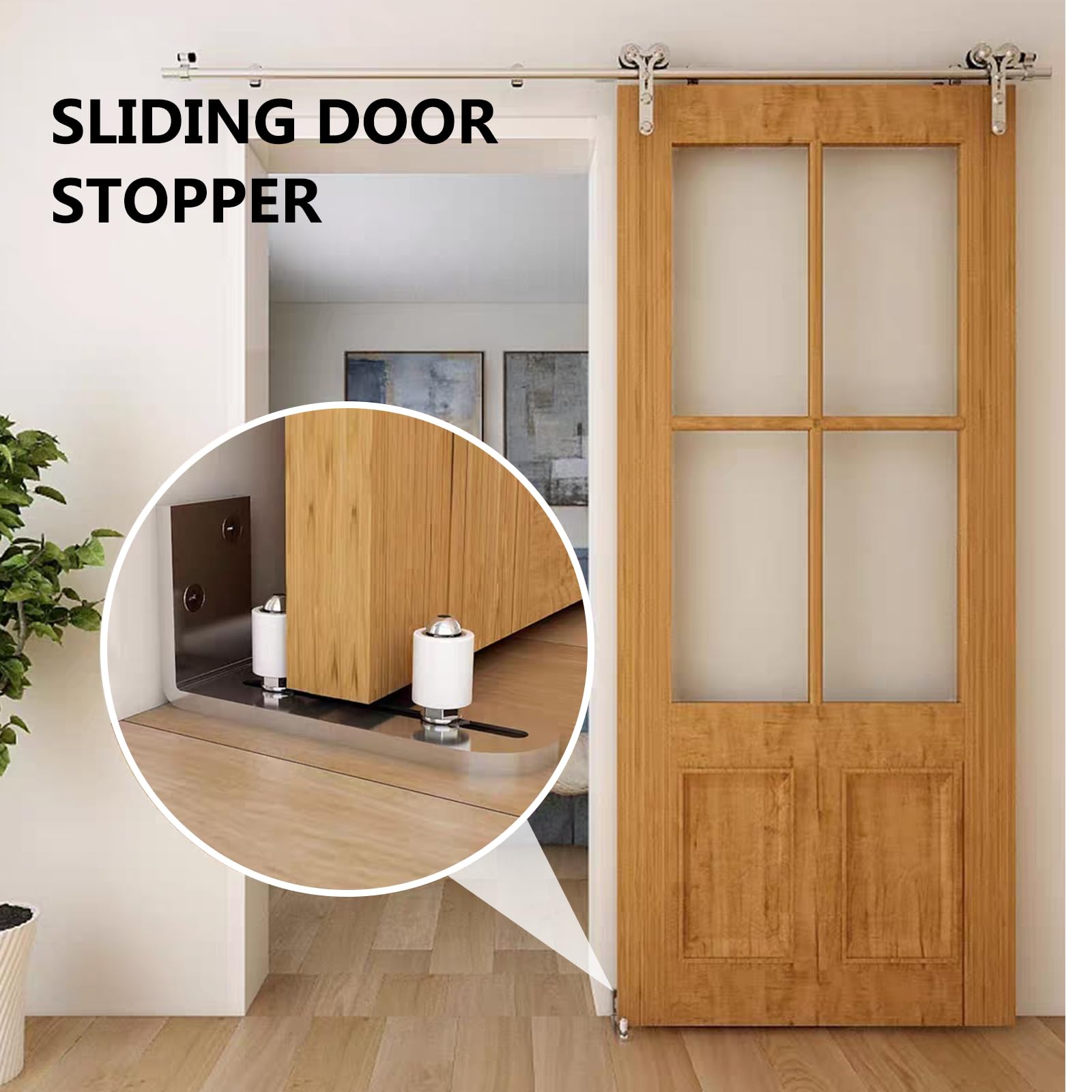 Guida Scorrevole Per Porte A Pavimento - Regolabile, Nera, Per Armadi E Mobili - Foto 11