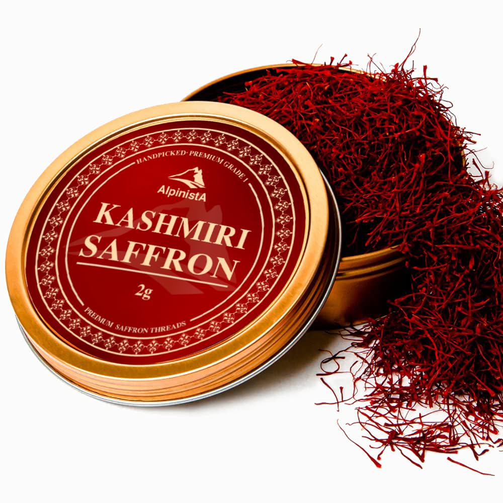 See full amazon price history chart for Alpinista kesar saffron original 2g / Kumkuma Puvvu / केसर / Grade A++ Saffron for Pregnant Women, Milk, Biryani, Cooking, Skin, Tilak -Pack of 1 Alpinista kesar saffron original 2g / Kumkuma Puvvu / केसर / Grade A++ Saffron for Pregnant Women, Milk, Biryani, Cooking, Skin, Tilak -Pack of 1 (B0BZ581XV6) Amazon Price History, Amazon Price Tracker