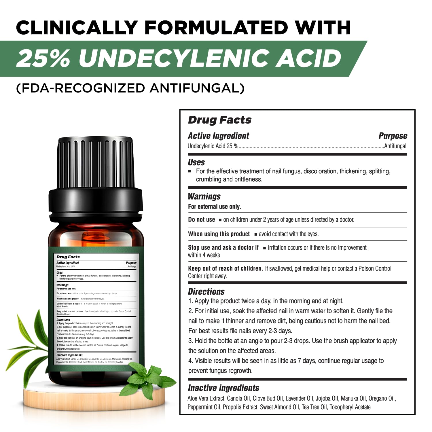 Foot Cure Toenail Fungus Treatment Extra Strength – Athletes Foot Treatment for Toenails, Restorative Nail Repair for Damaged Nails, Toenail Softener with Tea Tree Oil & Oregano Oil - Made in USA 0.5 Fl Oz (Pack of 1)