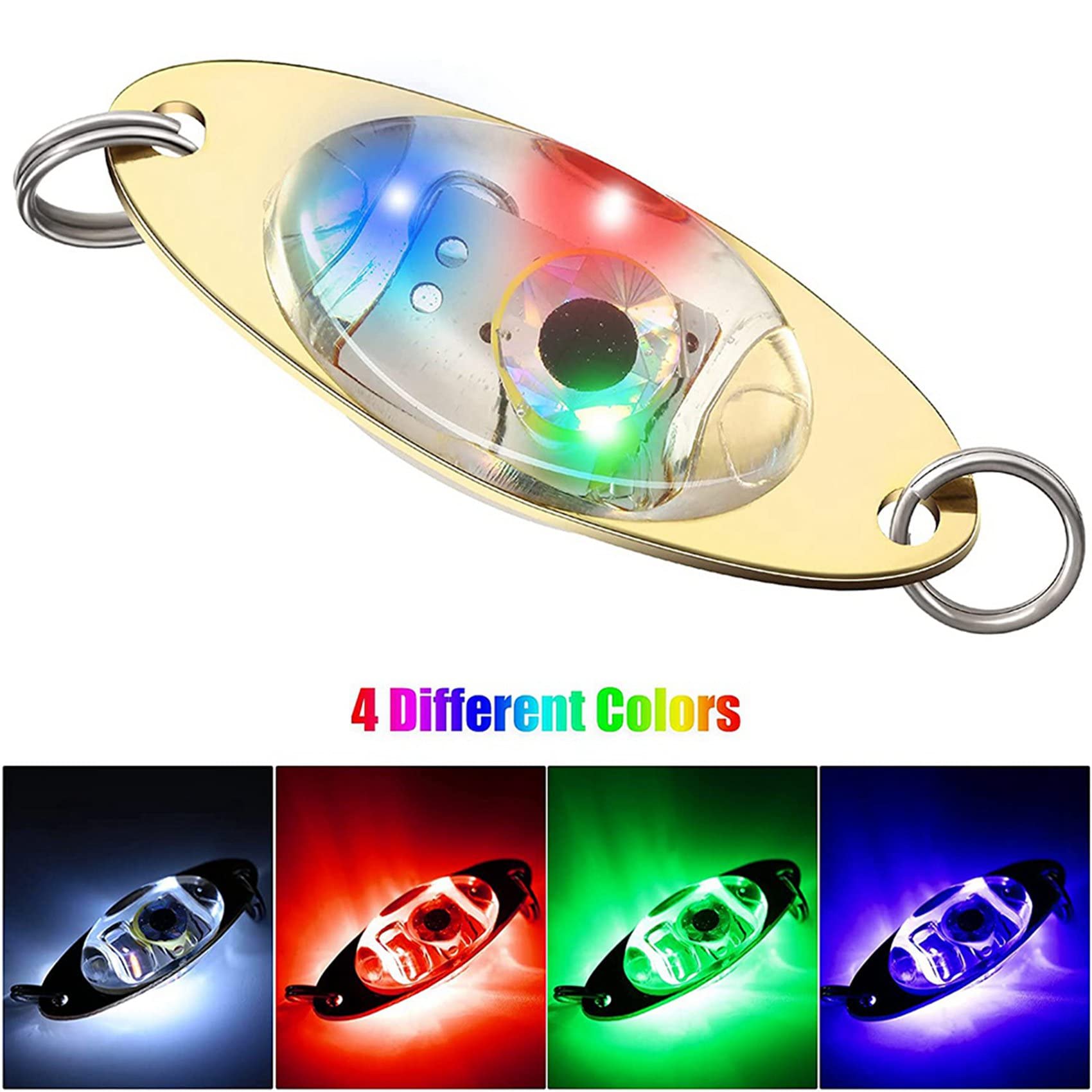 ISTOVO 20x LED Angeln KöDer Angeln Unterwasser Blinker Heilbutt Flasher Schleppangeln Tiefer Tropfen Angeln Licht