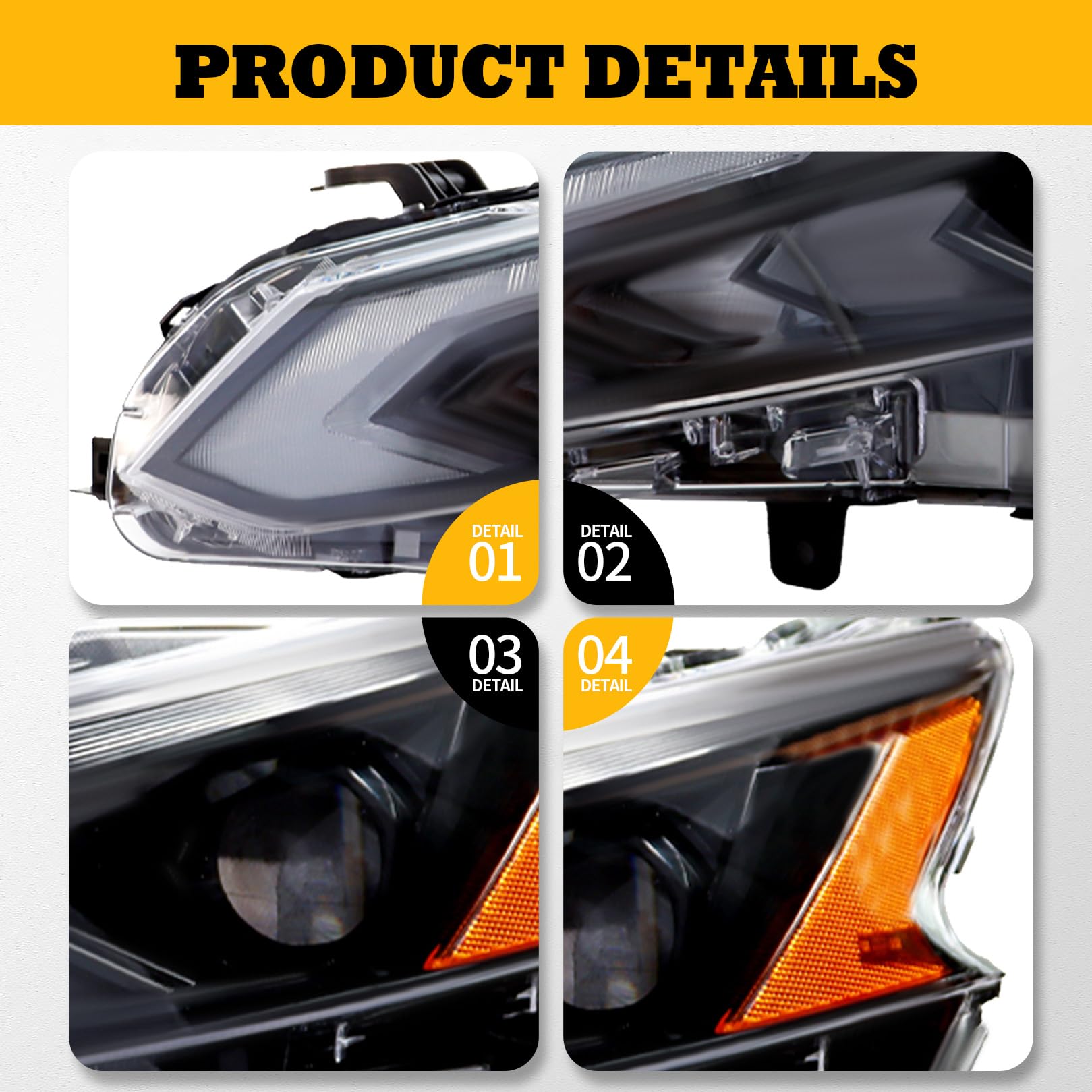 Amazon.com: Jecoupoon Left Headlight Assembly Compatible with