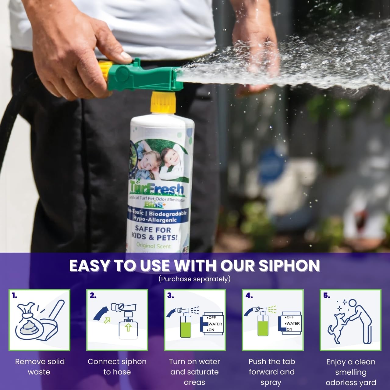 Stuart Pet Supply Co. Artificial Turf Cleaner and Outdoor Pet Odor Eliminator... Stuart Pet Supply Co. Artificial Turf Cleaner and Outdoor Pet Odor Eliminator...
