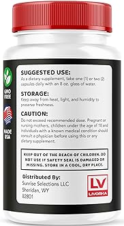 LIVORKA Vital Prime for Men, Advanced Formula, Dietary Supplement Support Capsules for 2 Months, Pack of 2