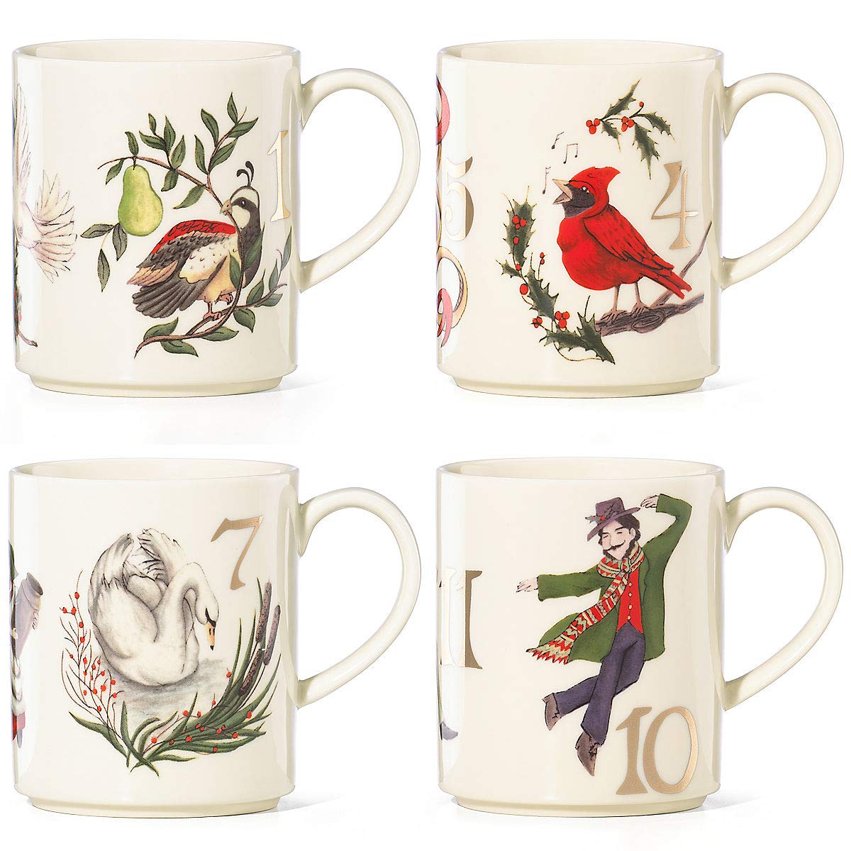 Lenox 12 days of christmas mugs Clearance
