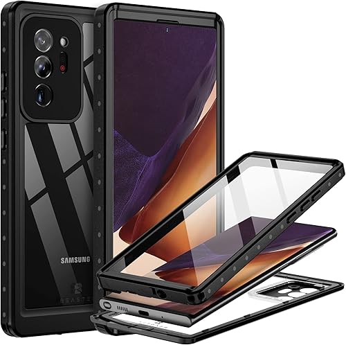 Miniatura 1 de BEASTEK Funda impermeable para Samsung Galaxy NOTE20, serie NRE, a prueba de golpes, IP68 con protector de pantalla integrado, cubierta de cuerpo