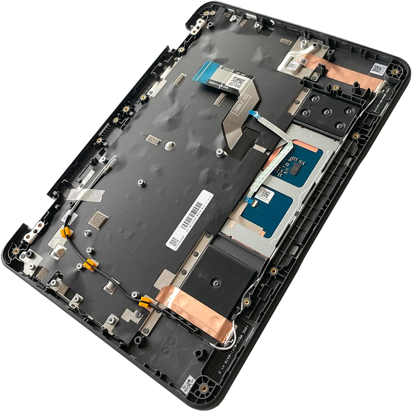 Replacement Upper Case Palmrest for Lenovo 100e Chromebook Gen3 LTE 82J7 82J8 Series Laptop Non-Backlit Keyboard Touchpad Assembly Part 5M11C94685