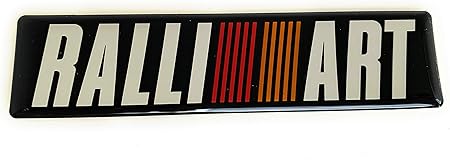 Amazon Ralliart ラリーアート ソフトエンブレムステッカー L ステッカー デカール 車 バイク