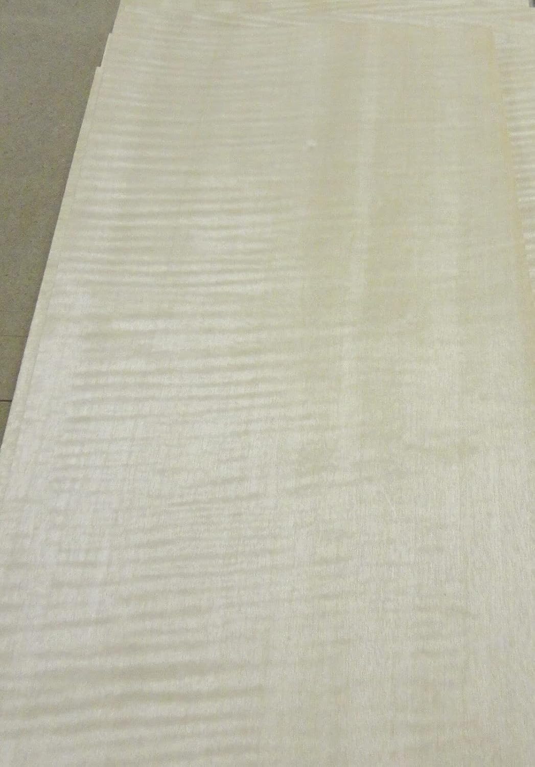 Anigre Figured Wood Veneer 11" x 18" raw with no Backing 1/42" Thickness AA