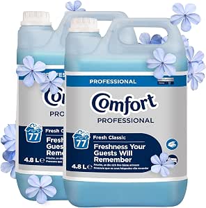 Comfort Fresh Classic Professional Weichspüler für 77 Wäschen – 2 x 4.8L