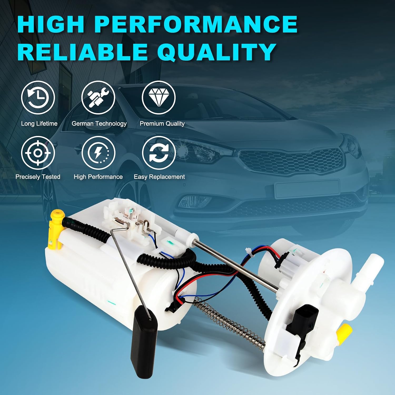 OTO-K Electric Fuel Pump Module Assembly Compatible with Kia Soul 2016 2017 2018 2019 1.6L 2.0L,Replaces# 31110B2501 31110B2550 31120B2501