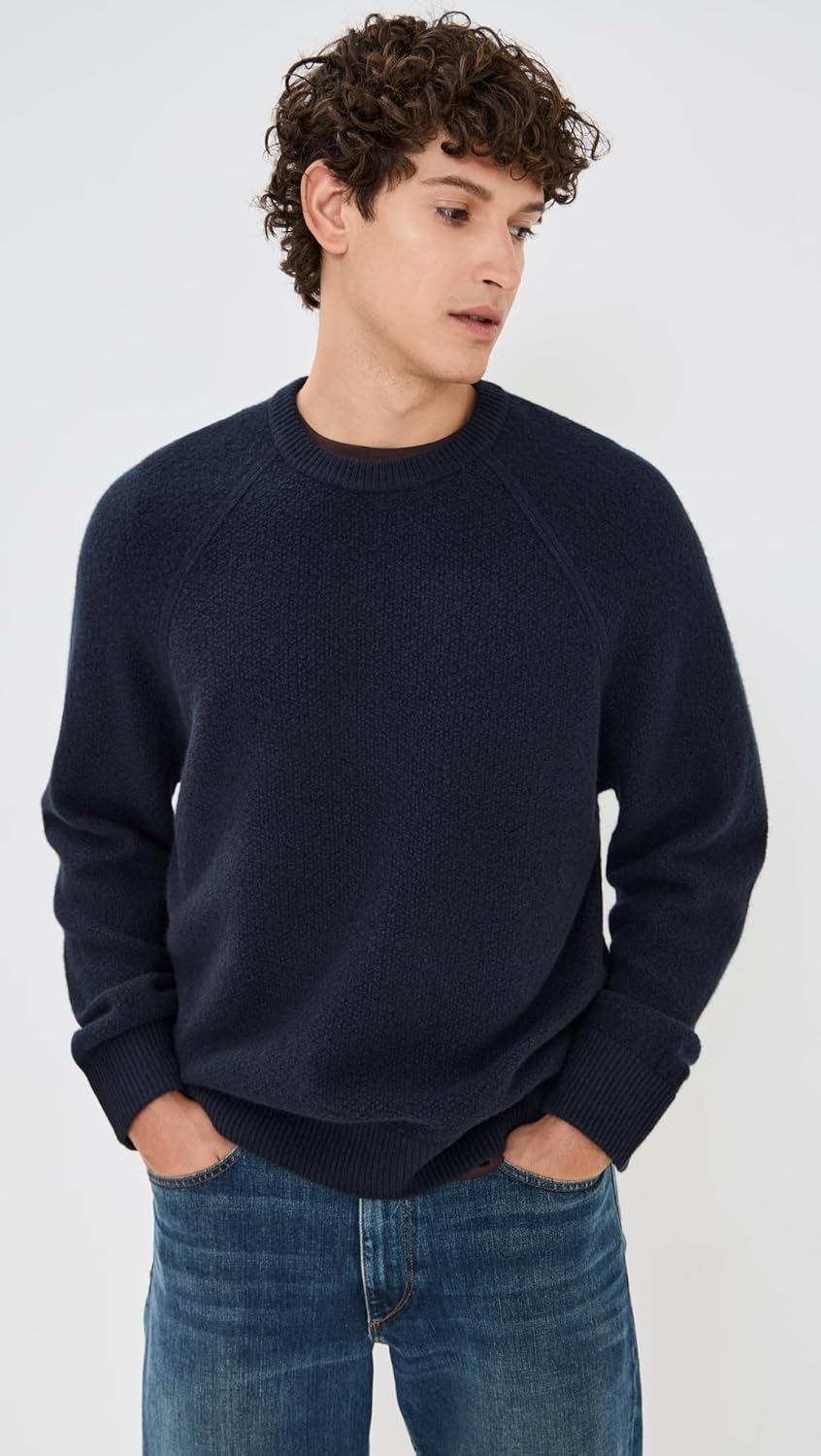 Vince Men's Micro Boucle Crew - Image 2