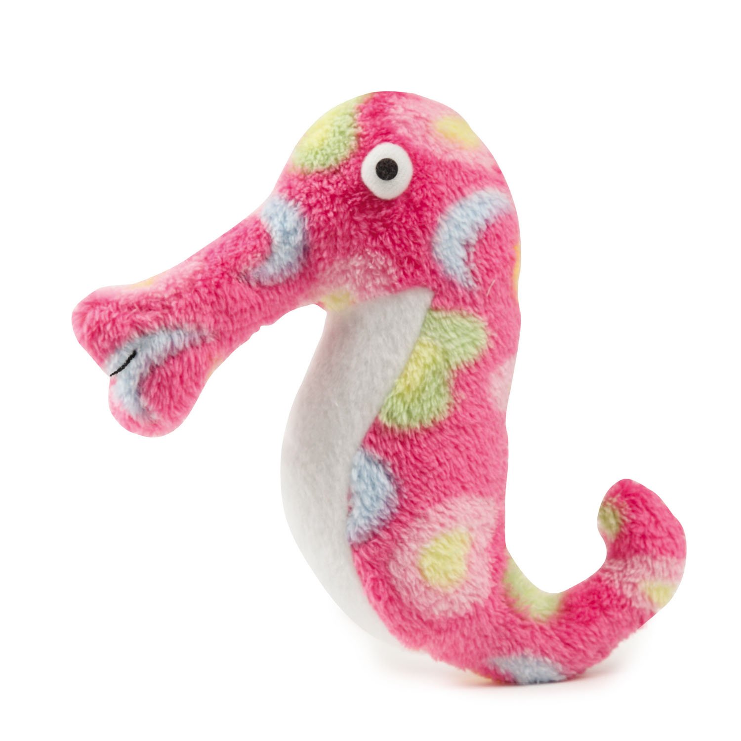 Zanies Sea Charmer Dog Toys, Pink Sea Horse, 7"