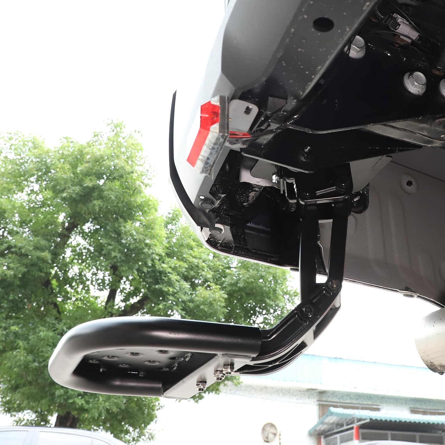 Bed Step Truck Rear Tailgate Bedsteps,Fit for Toyota Tundra 2022 2023,Retractable Folding Truck Bed Step,Rear Bumper Tailgate Pedal