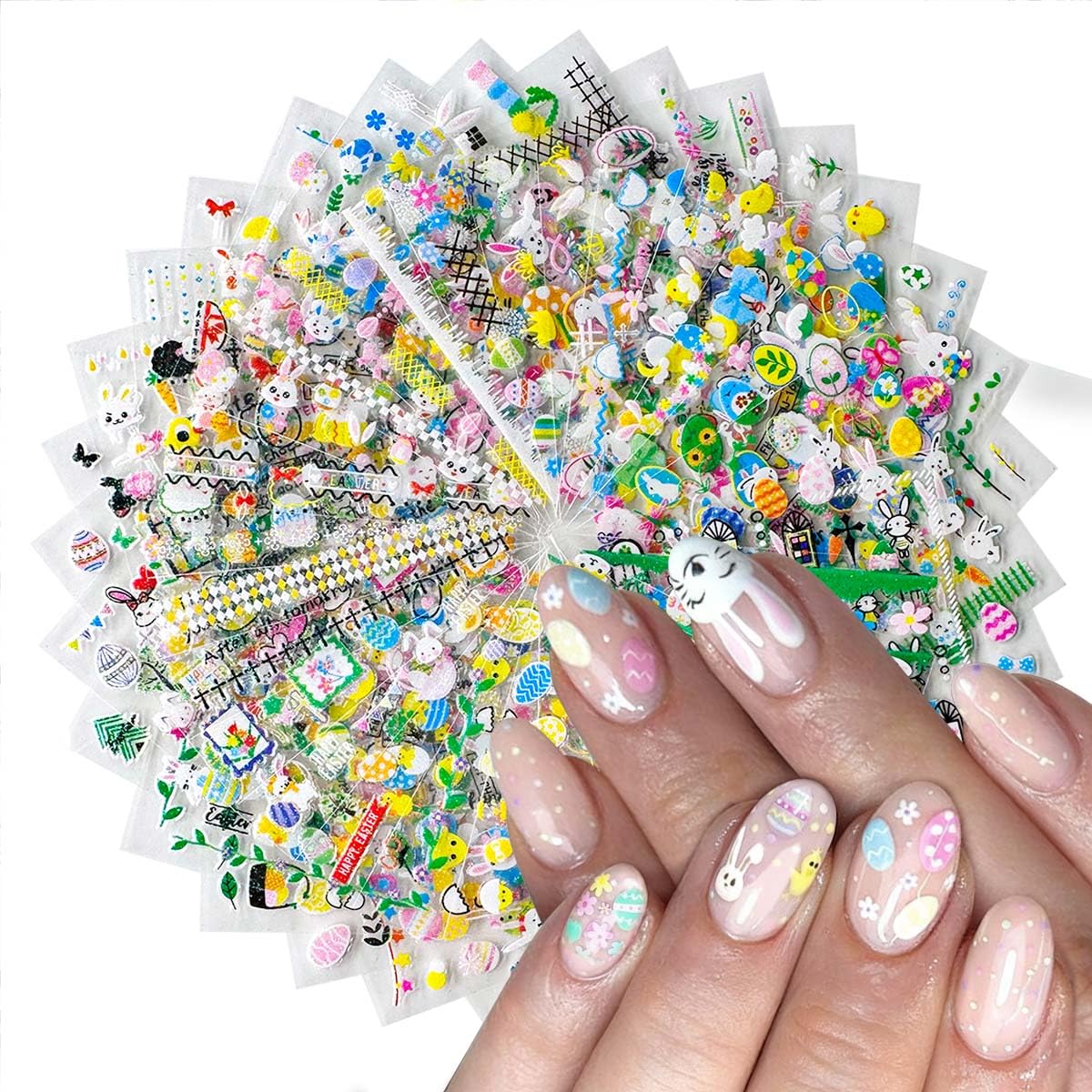 Halloween Nail Stickers - 30 Sheets for Spooky Nails -19