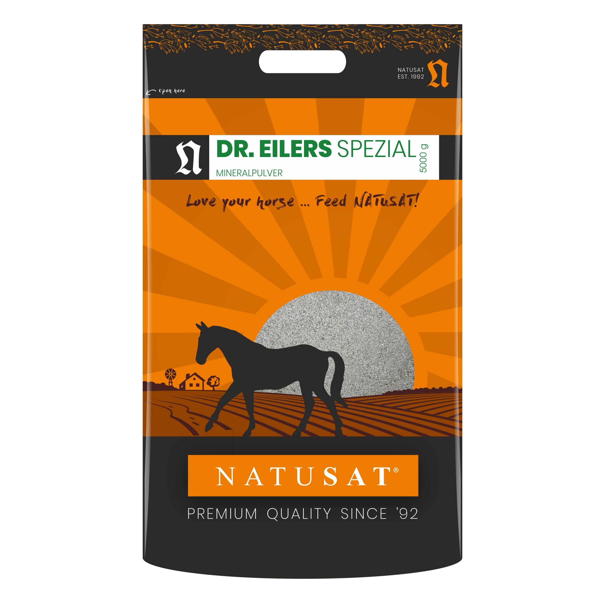 Natusat Dr. Eilers - Polvere speciale – KPU, PSSM cavalli, metabolismo, cibo per cavalli, cibo minerale, 5 kg