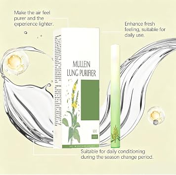 Mullein Inhaler for Lungs,2026New Professional Mullein Purifier Inhaler,1Pc