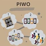 soxo Skarpetki Prezent Dla Mężczyzn Śmieszne Bawełniane Skarpety Piwo W Puszce 1-4 Pary