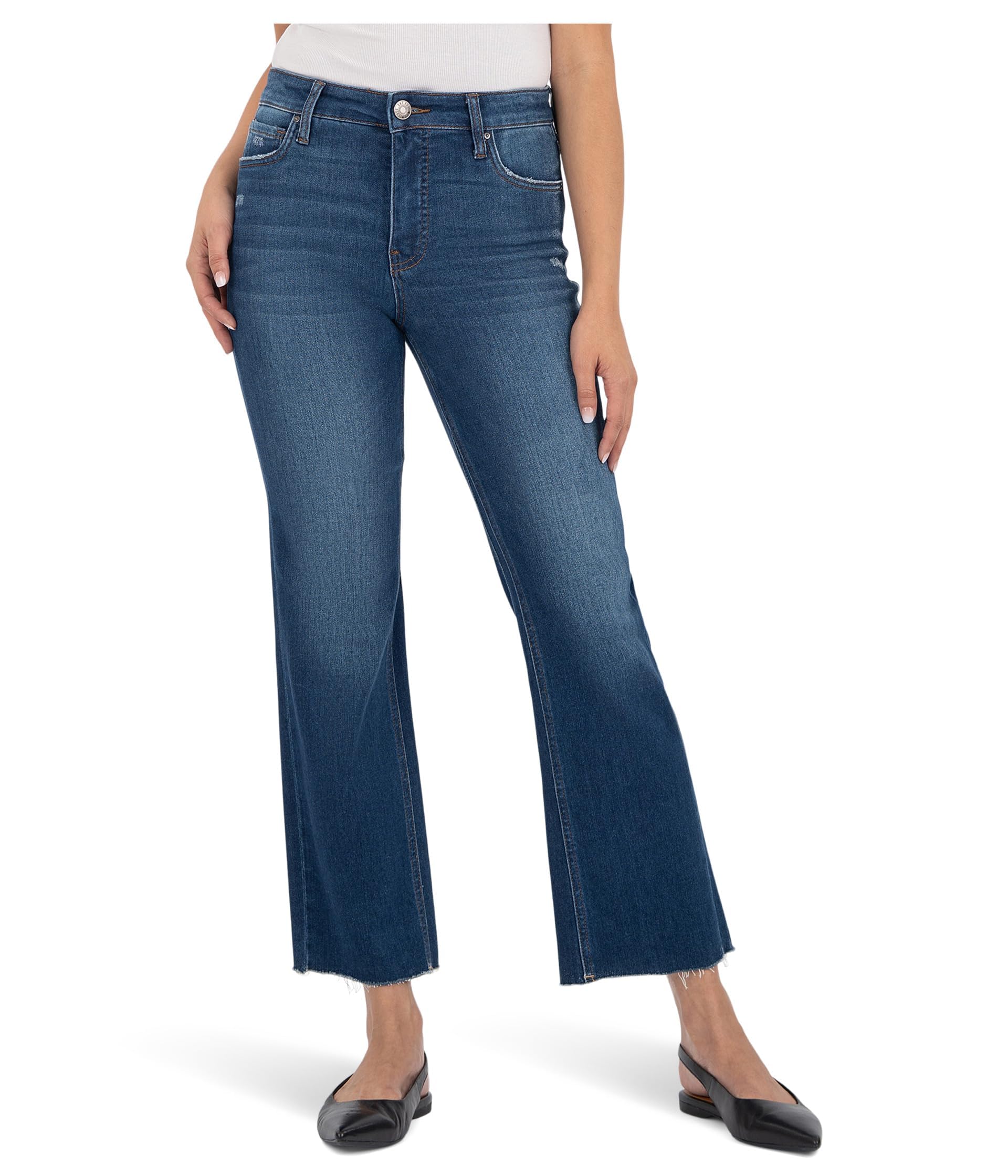 KUT from the Kloth Kelsey High-Rise Fab Ab Ankle Flare