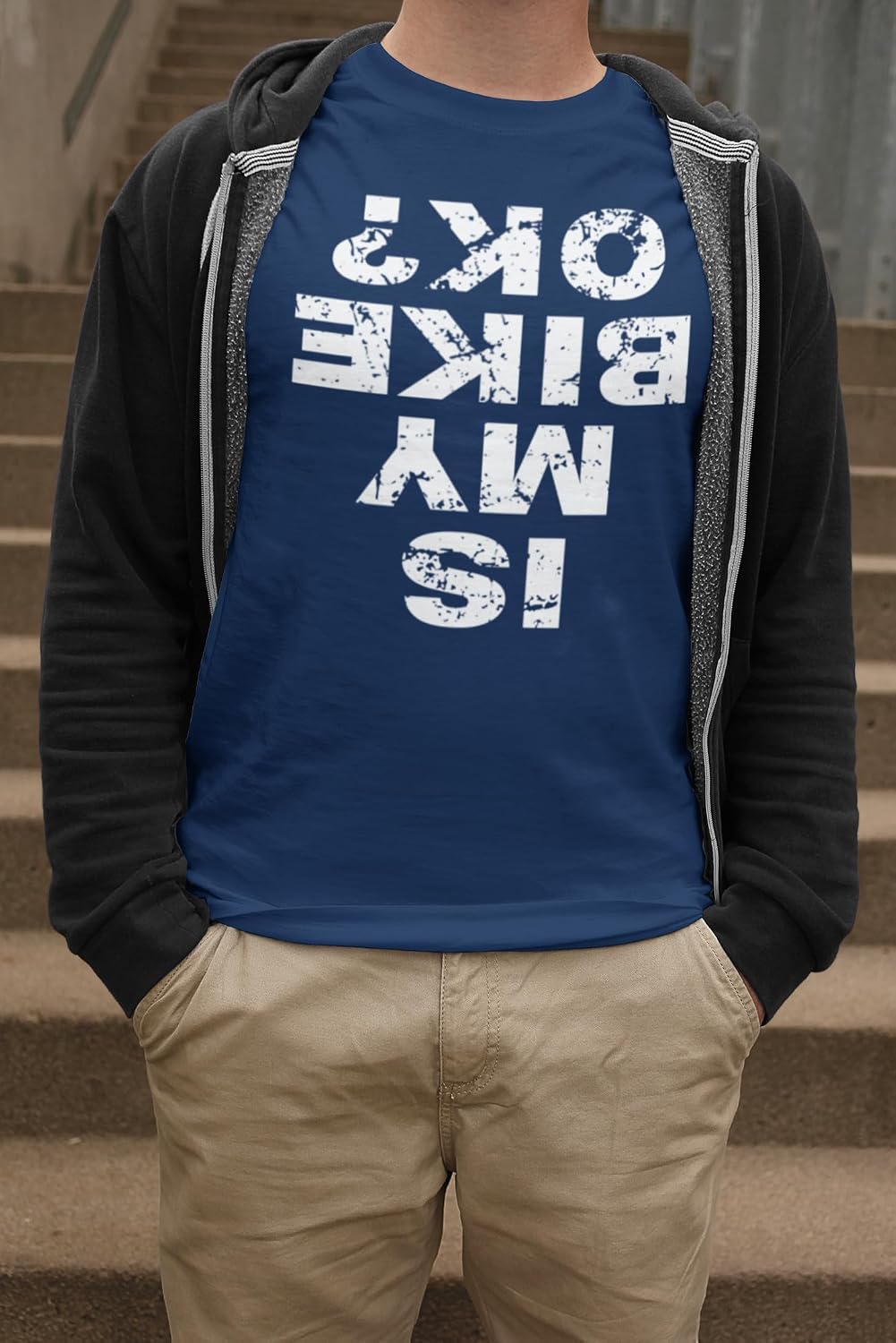 is My Bike OK T-Shirts for Men - Bike Shirts for Men Cycling Shirt - Mountain Bike Shirts - Cyclist Gifts, Funny Biking Gear