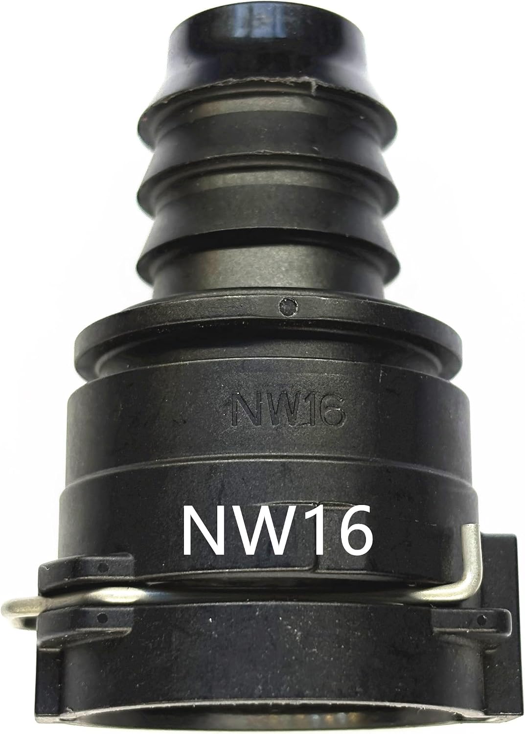 NW16 Coolant Hose Connector, Straight Barbed Radiator Heater Water Pipe Quick Coupling for BMW, Mercedes-Benz, Audi, Q5, Q7, VW, Jetta, Tiguan, GM, Chevrolet, Buick, Cadillac, Engine Pipe Line Fitting