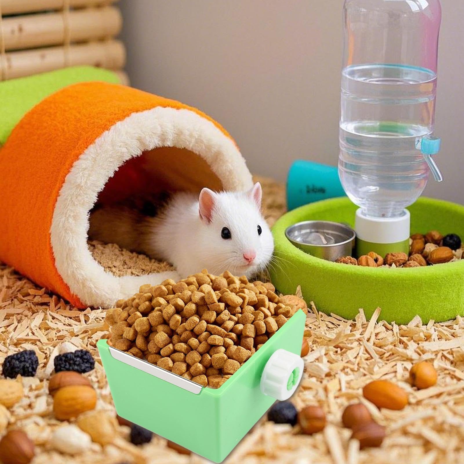 di criceto, di cibo per criceti per l'alimentazione 'acqua per pasto per | alimentare a gabbia di criceto fissabile per gerbilli, topi, cuccioli e altri piccoli animali