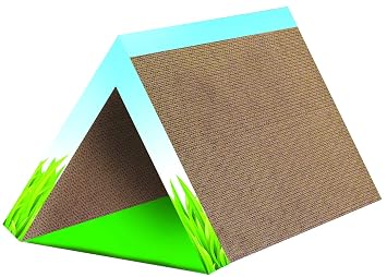 Outward Hound: - Fold Away Scratch & Hide Tunnel Toy | Scratch Toy for Cats, Designed to Keep your Kitty's Attention off your Furniture | Multi-Purpose Design, Compact & Easy to Assemble ? Multicolour