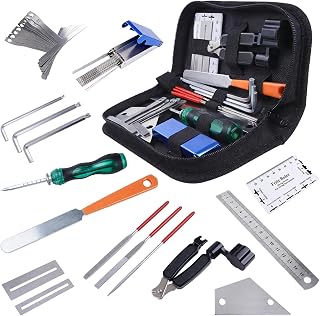 Banworks 25 Pcs Guitar Repairing Tools Setup Kit with Carry Bag