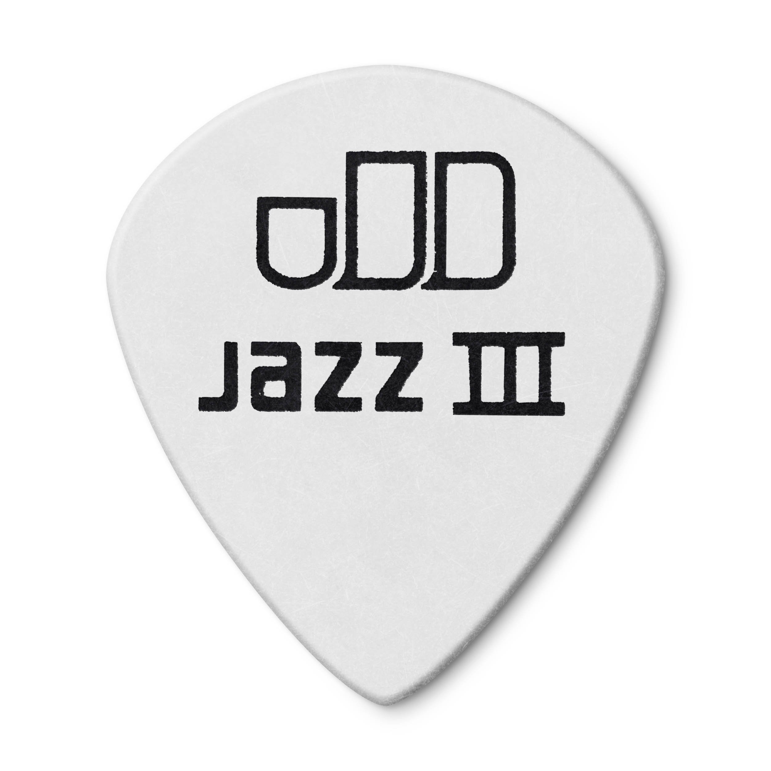 Jim Dunlop 478P 0,88 mm Tortex Jazz III kostka gitarowa - biała (12 sztuk)