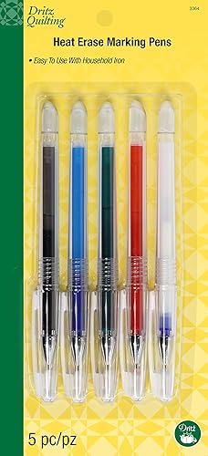 Dritz Bolígrafos de borrado térmico de 5 unidades, colores surtidos