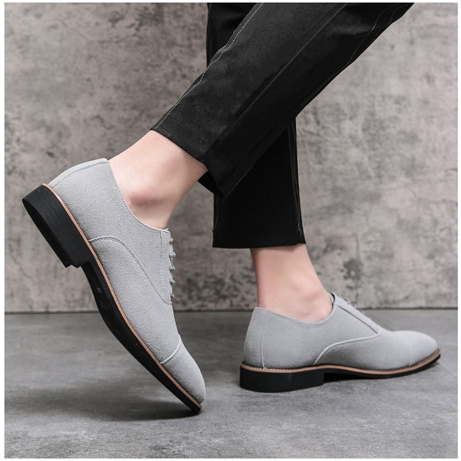 Chaussures Costume Homme Entreprise Officiel Urban À Lacets en Daim Oxfords Et Derbies