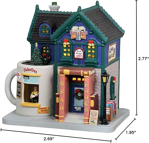 Miniatura 2 de Lemax Libros y cervezas Café #35038