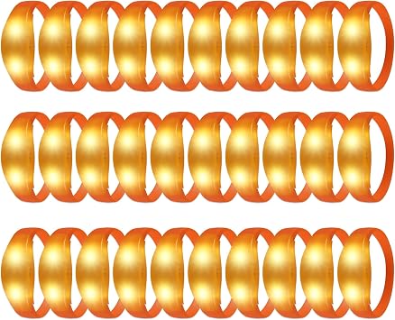60Pcs Orange LED Bracelets Sound Activate Glow Bracelets With Flashing LED Strobe Music Control,Light Up Bracelets Party Favors for July 4th,Halloween,Christmas,Wedding,Birthday,Concert Camping Events