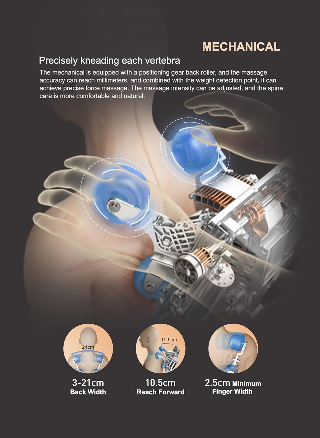 Health & Fitness_Hub Sobo HF21 4D Full Body Recliner Zero Gravity Massage Chair (Brown and Beige)