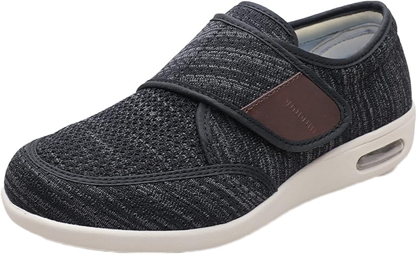 Amazon Co Jp Ramemo 高齢者シューズ リハビリ靴 介護用靴 メンズ 健康快適 ローカット カジュアル 敬老の日 柔らかい お年寄り ベルクロ 外反母趾 大きいサイズ 男性用 30 5cm 父の日 親孝行 幅広 履き心地 病院 糖尿病 腫れ足 安全靴 ドラッグストア