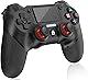 PS4コントローラー【2024アマゾン最新】Onlyzoo ps4 コントローラー純正 無線 Bluetooth接続 1000mAh大容量バッテリー 16時間連続使用 重力感応 Turbo連射機能 6核振動機能 タッチパネル 高耐久ボタン ヘッドフォンジャッ 遅延なし 全バージョン P3/PS4/P4 Pro/P4 Slim/PC（Windows7/8/10）対応 日本語取扱説明