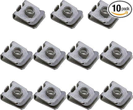 License Bracket Retainer Clip Qty 10 Fog Lamp Assembly U Nut 90179-06127 for Toyota for Lexus