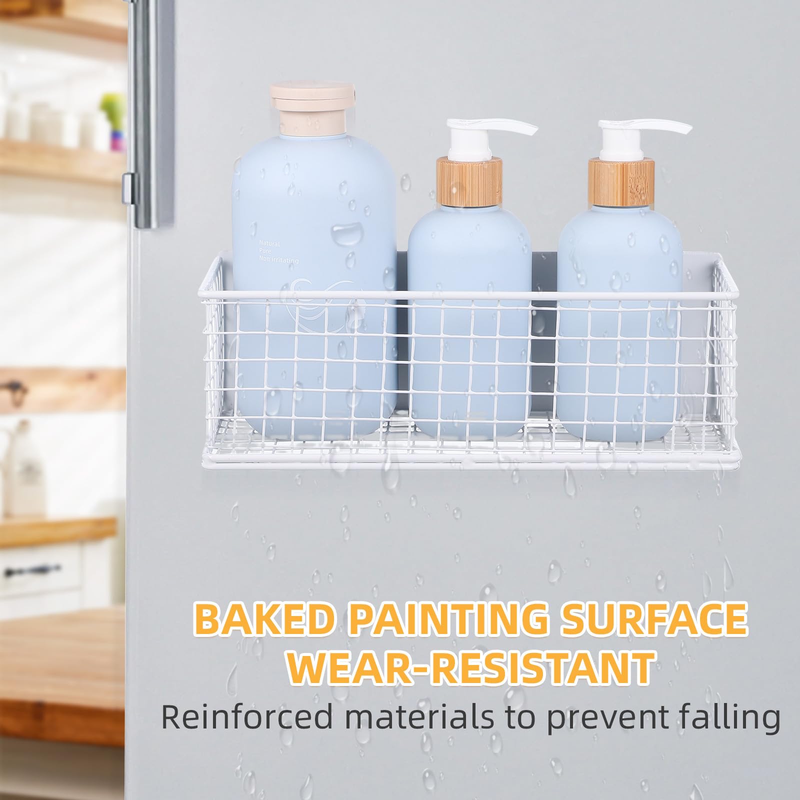Kichvoe Organizador Magnético para Refrigerador, Estante de Especias