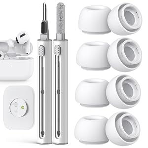 Compatible with AirPods Pro 2nd 1st Generation Replacement Ear Tips with Noise Reduction Hole Built-in dust Guard Screen