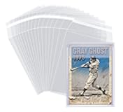 Top Loader Sleeves 600 Pack, Resealable Team Bags for 35-75PT Rigid Top Loader Card Holders - Penny Sleeves for 3