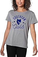 Vista 60 de Colección oficial de camisetas sueltas para mujer, diseño de mascota desgastada universitaria, jaspeado atlético